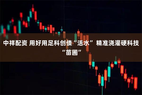 中祥配资 用好用足科创债“活水” 精准浇灌硬科技“苗圃”