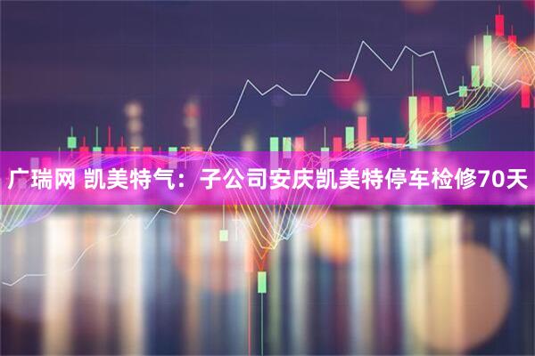 广瑞网 凯美特气：子公司安庆凯美特停车检修70天